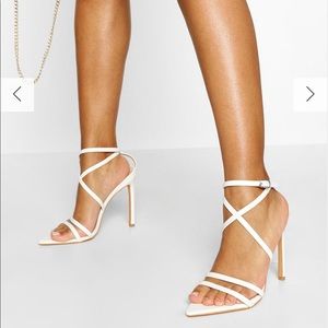 POINTED TOE STRAPPY STILETTO HEELS